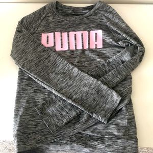 Girls size L, Athletic, long sleeve, Puma, shirt